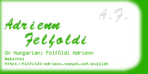 adrienn felfoldi business card